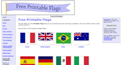 Desktop Screenshot of freeprintableflags.com