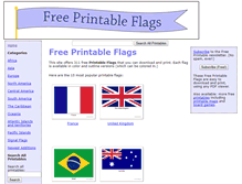 Tablet Screenshot of freeprintableflags.com